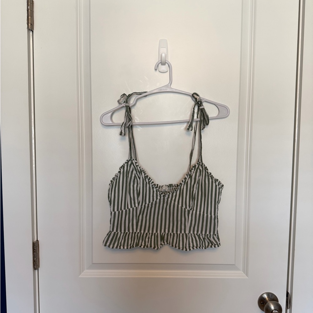 Aerie Cropped Corset Tank